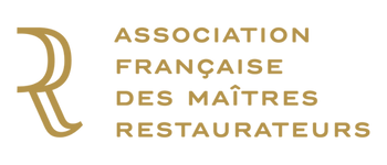 Logo doré Maître Restaurateur du Chef Benoît Mary à L’Absolu, restaurant semi-gastronomique en Gironde